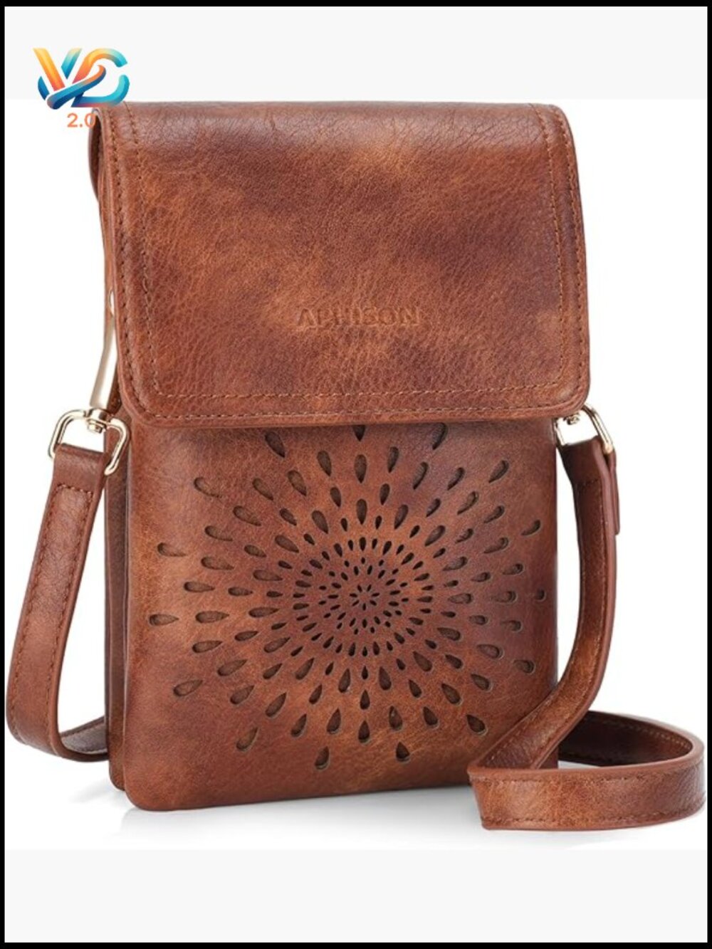 Small Crossbody Bag For Women Trendy Leather Phone Wallet Purse Handbag With